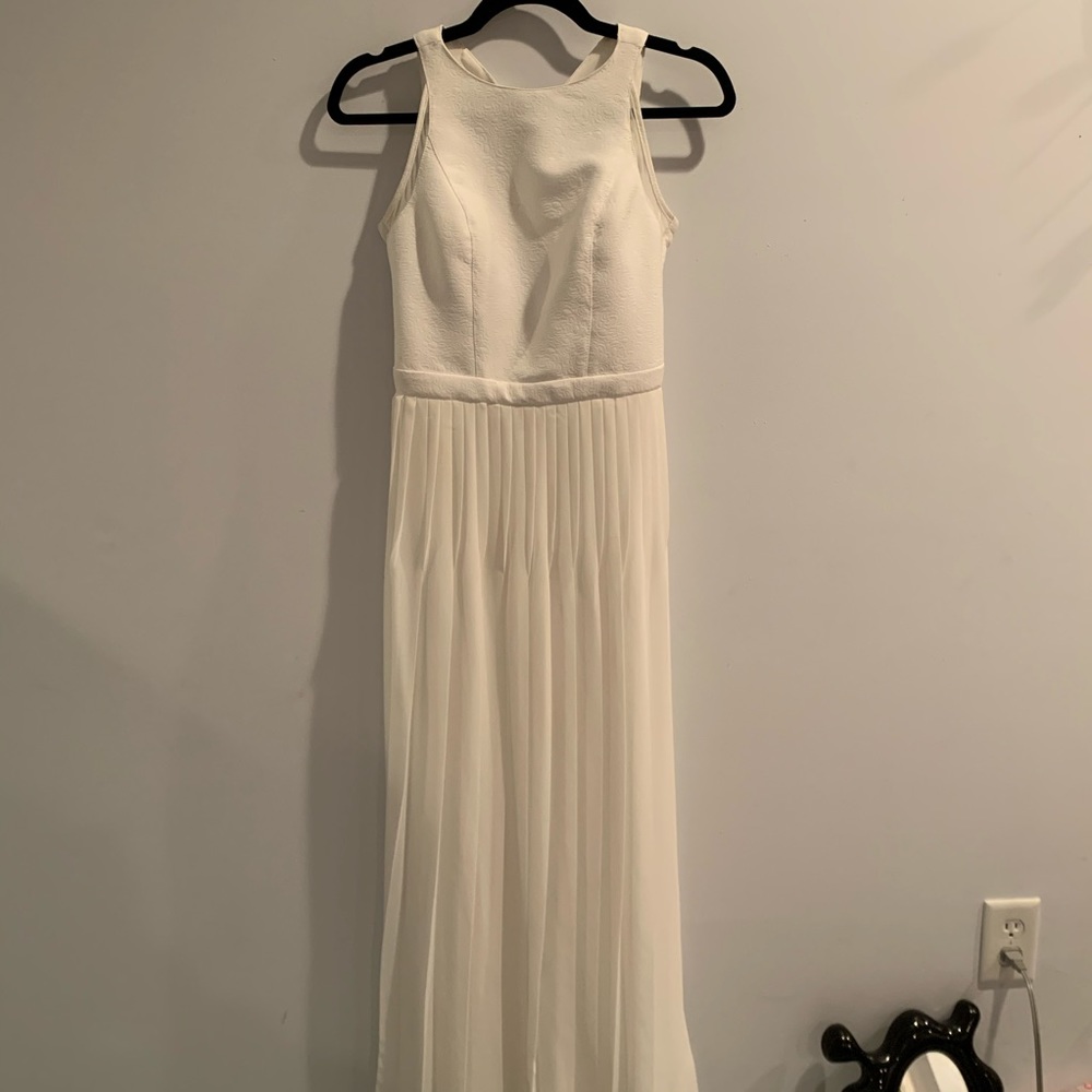 River island white flowy dress